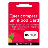 Gift Card Ifood 50 Reais- Envio Imediato