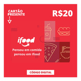 Gift Card Ifood R$20