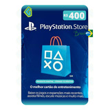 Gift Card Playstation Cartao Psn Br R$ 400 Reais