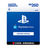 Gift Card Playstation Store 250 Reais