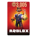 Gift Card Roblox 3.005 Robux - Envio Imediato