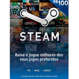 Gift Card Steam R$100 - Cartão