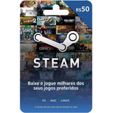 Gift Card Steam R$50 - Cartão Presente Digital