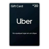 Gift Card Uber Digital 20 Reais