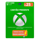 Gift Card Xbox Cartão Presente Microsoft