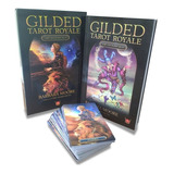 Gilded Tarot Royale-tarô Dourado Real+livro 222pg,78 Cartas 