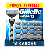 Gillette Mach3 Carga Para Aparelho 16