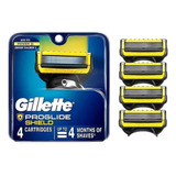 Gillette Proglide Cartuchos Recarga Lâmina De Barbear Pack 4