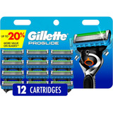 Gillette Recargas De Barbear Proglide Para Homens, 12 Refis