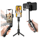 Gimbal Estabilizador Celular Bluetooth Com Led