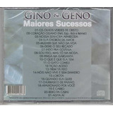 Gino E Geno - Cd Maiores Sucessos - Lacrado