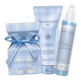 Giovanna Baby Blue Body Splash, Deo Colonia E Loção Hidratante