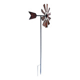 Gira-vento De Metal Para Jardim Moinho De Vento Jardim Ao Ar