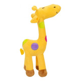 Girafa De Pelúcia Amarela Com Bolinhas