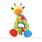 Girafa Mordedor Chocalho Para Bebê Pelúcia - Envio Imediato