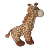 Girafa Pelúcia Animais Safari Realista Decoração 25cm