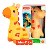 Girafinha Fisher-price Pelúcia Com Luz E