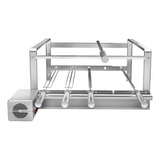 Giragrill Inox 4305 F Churrasqueira 5 Espetos Giratórios