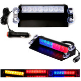 Giroflex Led Strobo 12v Interno Guincho Alerta 4 Funções