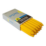 Giz Amarelo Para Riscar Marcar Pneus Caixa Com 12 Unid