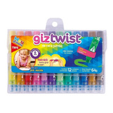 Giz De Cera 12 Cores Retrátil Twist Jumbo Tris Meu Primeiro 