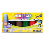Giz De Cera Meu Primeiro Giz Anatomico 12 Cores Acrilex