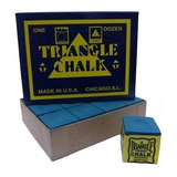Giz Especial Triangle Azul 3 Caixas P/ Taco Sinuca Bilhar