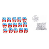 Giz Para Sinuca Bilhar 144 Azul E 1kl De Giz Branco