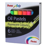 Giz Pastel Oleoso Com 6 Cores