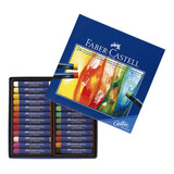 Giz Pastel Oleoso Goldfaber Estojo Com 24 Cores Ref.127024 F