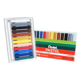 Giz Pastel Seco 12 Cores Pentel