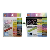 Giz Pastel Seco 36 Cores Basic E Fluorescente Pintar/colorir