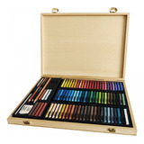 Giz Pastel Seco Conte Á Paris Carré 84 Cores Estojo Madeira