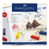 Giz Pastel Seco Curto Creative Studio 48 Cores Faber Castell