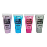 Glitter Em Gel Corporal Mega Metal Carnaval Luisance C/4 Und