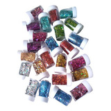 Glitter Em Pó E Flocado Encapsulado Para Unhas 10g