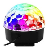 Globo Bola Maluca Led Magic Cristal Rgb Bluetooth Pen Drive 110v