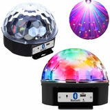 Globo Bola Maluca Led Magic Cristal Rgb Bluetooth Pen Drive