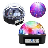 Globo Bola Maluca Led Magic Cristal Rgb Bluetooth Usb Musica