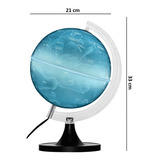 Globo Celeste Luminoso, Abajur, Luminária - 21cm Diâmetro