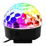 Globo Colorido Rgb Led Laser Iluminação Dj Festa Balada Nfe
