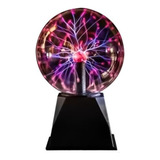 Globo De Plasma Bola De Cristal Luminária Raios 23cm 127v