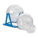 Globo Hamster Acrilico Exercicio Com Suporte 12cm