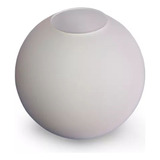 Globo Luminaria Vidro 8x15 Leitoso Fosco Peça P/ Reposição 