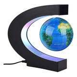 Globo Terrestre Flutuante Levitação Magnética Led Gira No Ar