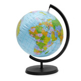 Globo Terrestre Grande Mapa Mundi Rotatório 37cm Com Suporte