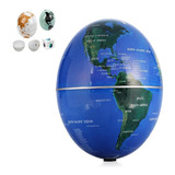 Globo Terrestre Iluminado Giratorio Luminaria Mapa Mundi Led