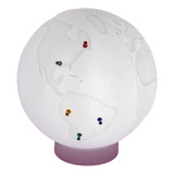 Globo Terrestre Luminária Com Pins P/marcar Viagens Usare