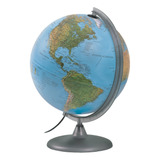 Globo Terrestre Politico Iluminado Orion 25cm Led Bivolt