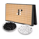 Go Game Set Magnetic Folding Board Weiqi Educational Games